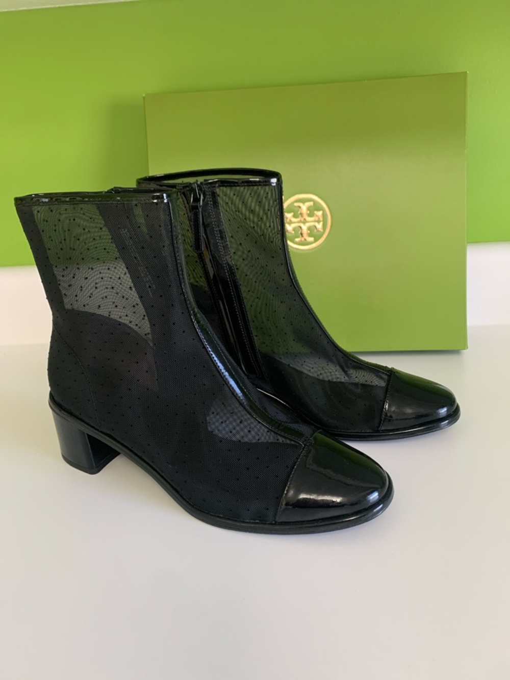 Tory Burch Cap Toe Heel Ankle Boot